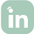 Mintgrünes quadratisches Symbol mit dem LinkedIn-Logo in der Mitte, danke für Ihre positive Bewertung.