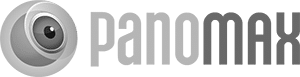 Panomax-Logo von einer Full-Service-Werbeagentur, mit einer stilisierten Augengrafik neben PANOMAX.